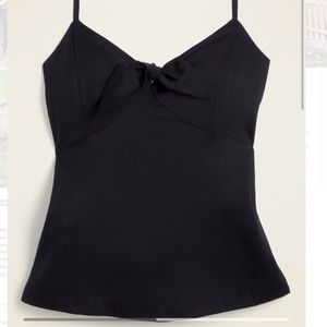 Old Navy Black Tie-Front V-Neck Cami NWT XL